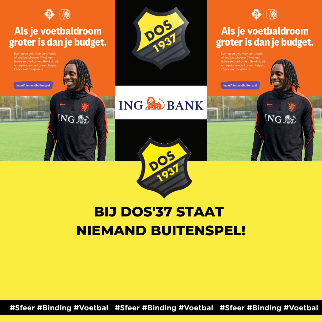 Bij DOS'37 staat  niemand buitenspel!
