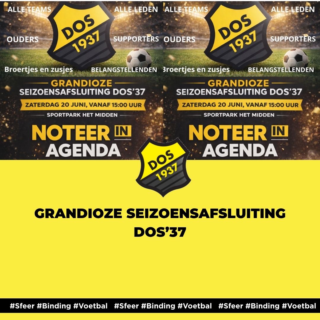 Grandioze seizoensafsluiting DOS’37