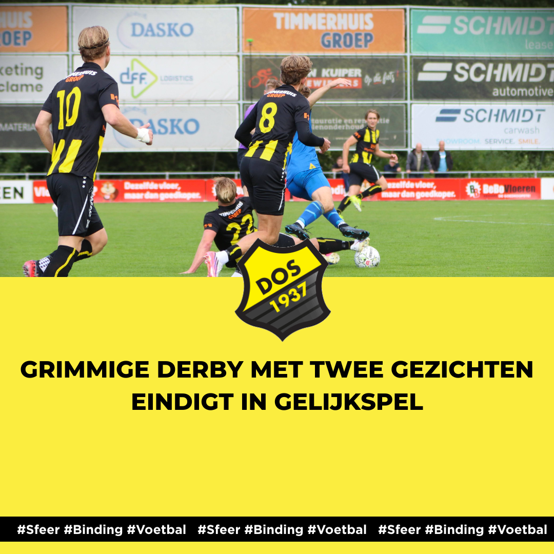 Grimmige derby met twee gezichten eindigt in gelijkspel