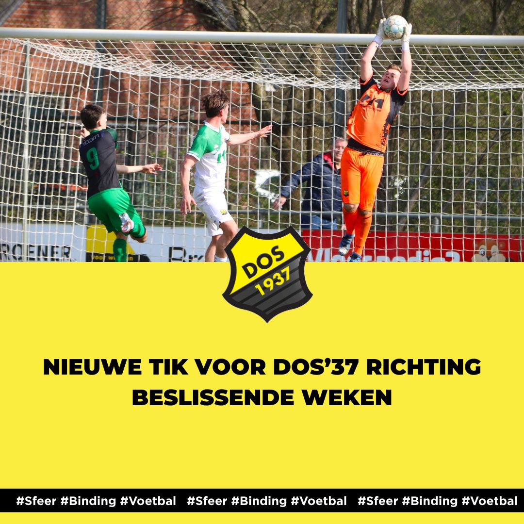 Nieuwe tik voor DOS’37 richting beslissende weken
