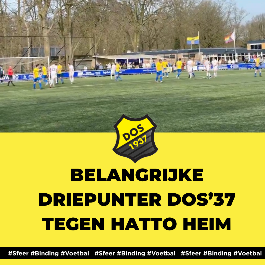 Belangrijke driepunter DOS’37 tegen Hatto Heim