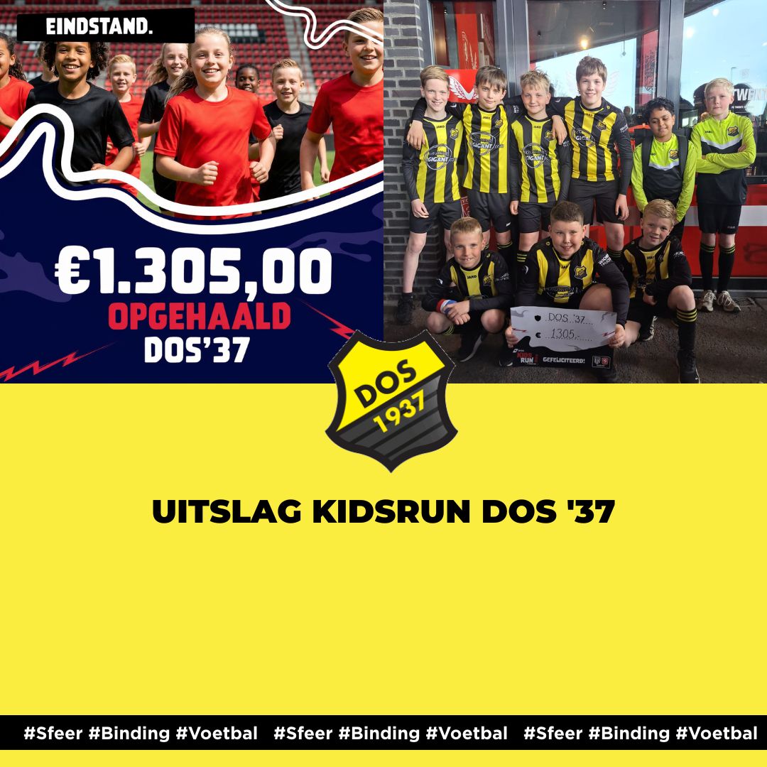 Uitslag Kidsrun DOS '37