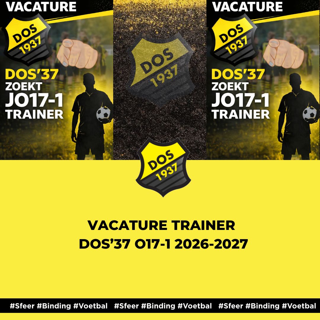 Vacature Trainer DOS’37 O17-1 2026-2027