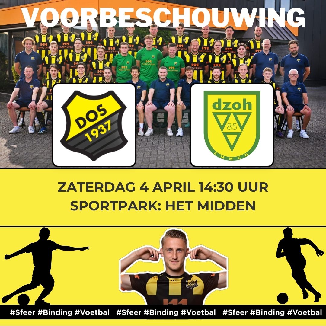 Voorbeschouwing DOS'37 - DZOH 4 april