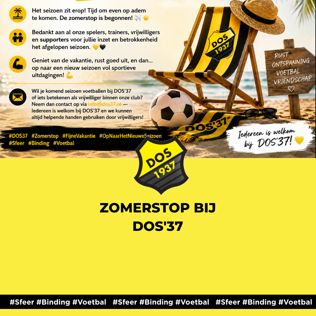 Zomerstop bij DOS'37
